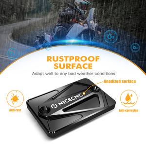 Capuchon de couvercle de réservoir de frein avant en aluminium NiceCNC pour Yamaha <span class=keywords><strong>FZ1</strong></span> / FJR1300A 2008-2012 2013 <span class=keywords><strong>2014</strong></span> - Product Image 3