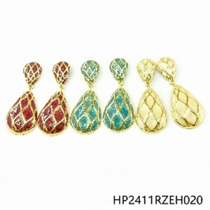 Orecchini alla moda con Design a goccia con ciondolo per matrimonio e accessori per gioielli per feste da donna - Product Image 1