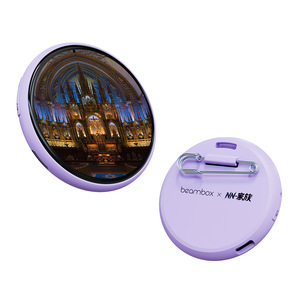 Marco de Fotos Digital Beambox Nano-XY Morado con Clip para Exhibición Personal, Placa Electrónica - Product Image 5