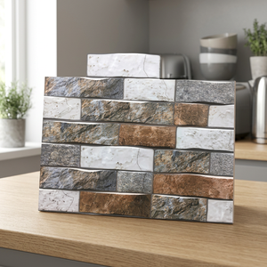 Vistaar Color brillante ladrillo porcelana Diseño 300x600mm 30x60cm 12x24in moderno Micro cristal esmaltado cerámica elevación azulejos - Product Image 4