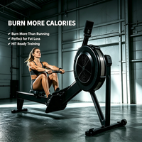 Máquina de Remo Comercial HYROX de Alta Resistencia, Equipo de Fitness Cardiovascular para Todo el Cuerpo, Entrenamiento de Fuerza para Gimnasio y Estudio