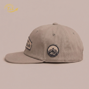 4U Gorras Wholesale High Quality 6 Panel 3D Embroidery Flat Brim Two Tone Basketball Fitted <b>Snapback</b> <b>Caps</b> 100% Cotton - Product Image 3
