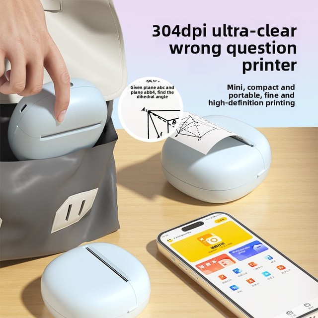 Strict Selection Cross-border Portable Small for Ink-free Thermal Printer with 304dpi Resolution and 5V Voltage Factory