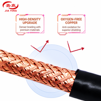 Kabel Data RVVP 8 Inti Terlindung 0.12-2.5mm² Kabel Fleksibel Anti-EMI Berlapis Anyaman Kepadatan Tinggi untuk Sensor