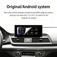 Pantalla Táctil de 10.25 Pulgadas con CarPlay y Android Auto, GPS Integrado, Montaje en el Tablero, Reproductor MP3/MP4, 1 Año de Garantía para AUDI Q5 Q5L 2018