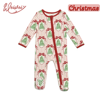 Ensemble de pyjamas pour bébé WEIWEI, vêtements pour enfants en bambou, vêtements pour bébé en bambou personnalisés, pyjamas personnalisés