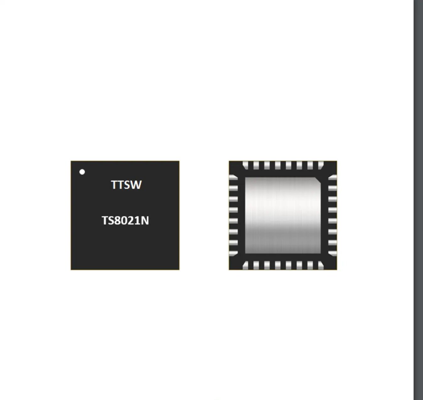 無線周波数スイッチICセルラー、LTE SPDT 50Ohm 32-QFN (5x5) TS8021N TS8021
