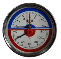 2026 Hengzan High Quality Brass Refrigeration Manometers Black Case OEM Custom Digital Pressure Gauges