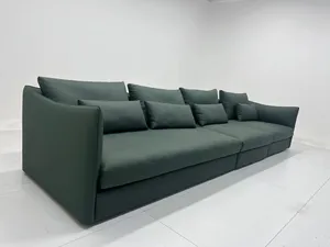günstige wohnzimmer-sofas modulares luxuriöses hochwertiges möbel liege-lückensessel geteiltes L-förmiges ledersofa