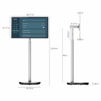 Téléviseur intelligent portable Ingscreen 32 pouces avec écran tactile, USB, Wi-Fi, OS 10, pour intérieur, OEM