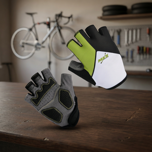 Men's Women's Breathable Leather Half-<b>Finger</b> Weightlifting Gloves Non-Slip Impact Protection for Mountain <b>Bike</b> Riding Outdoor - Product Image 2