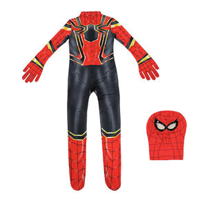 All'ingrosso di Halloween supereroe Spider-Man costumi film TV Anime personaggio Cosplay collant Set per adulti e bambini - Product Image 2