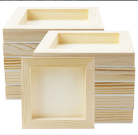 Panneaux de toile en bois non finis Projets d'art de bricolage Panneaux de panneaux en bois