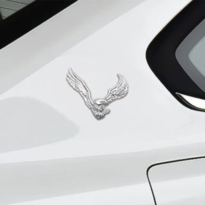 Insignia <span class=keywords><strong>de</strong></span> coche personalizada Logo pegatina reflectante Auto decoración insignia motocicleta cabeza <span class=keywords><strong>de</strong></span> león emblema 3D Metal parabrisas nuevo - Product Image 6