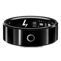 Pinteek RN01 Smart Ring 8-13 taille 5ATM étanche 7 jours d'autonomie de la batterie avec contrôle tactile pour hommes femmes