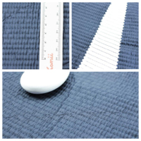 Tissu matelassé uni 100% polyester 150GSM imperméable à la mémoire 6mm léger pour vêtements d'extérieur, veste, tissu matelassé, résistant aux taches