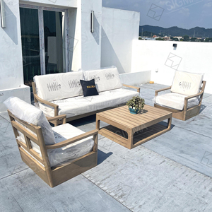 2025 nouveau canapé à vendre mobilier d'extérieur teck ensemble <span class=keywords><strong>de</strong></span> <span class=keywords><strong>salon</strong></span> canapé Patio Myanmar teck bois <span class=keywords><strong>jardin</strong></span> extérieur canapé - Product Image 6