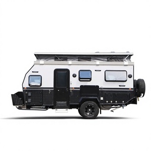 Remorque de <span class=keywords><strong>camping</strong></span> XINYI 15 pieds avec <span class=keywords><strong>intérieur</strong></span> entièrement équipé, robuste, légère et adaptée aux terrains accidentés pour les aventures en plein air - Product Image 1