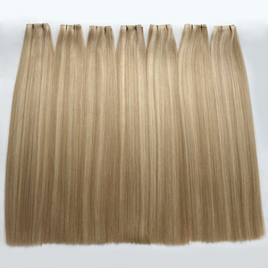 Extensioni per capelli Remy europei a doppia trama piatta in PU con foro invisibile, design innovativo, senza cuciture, di alta qualità 2026 - Product Image 3