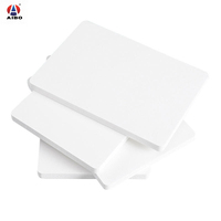 Panneau en mousse PVC blanc AIBO 1220x2440mm, feuille Forex, résistant au feu, imperméable, haute densité, signalétique publicitaire, impression UV, découpe