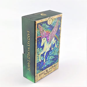 Cartes <span class=keywords><strong>Oracle</strong></span> True Black Romance Angel personnalisées Divinatoires occultes Cartes de tarot foncé en papier - Product Image 5