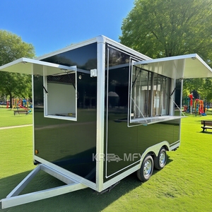 Camion de vente ambulante de glaces entièrement équipé, remorque de cuisine mobile, chariot de vente de hot-dogs, kiosque de restauration de rue - Product Image 2
