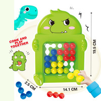 Dessin animé dinosaure intelligence bricolage perles magiques jeux de puzzle enfants mini sagesse flipper jeux de société pour les fêtes