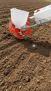 Sembradora Manual <span class=keywords><strong>de</strong></span> 1 Hilera, 14-33 cm, para Cacahuetes, Maíz, Soja, Arroz, Trigo, Colza, Multifuncional, Automática, para Plantar Semillas - Product Image 5
