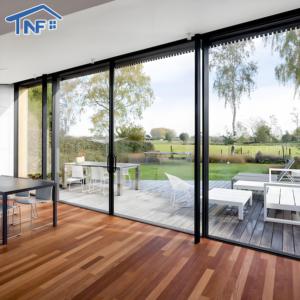<span class=keywords><strong>Porte</strong></span> coulissante de villa au design moderne NF, style moderne, isolation thermique, portes escamotables intérieures et extérieures - Product Image 3
