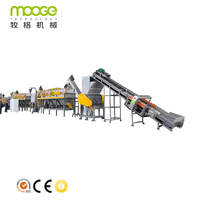 Máquina Industrial de Reciclaje de Plástico PP PE ABS, Trituradora, Lavadora y Deshidratadora con Control Automático PLC