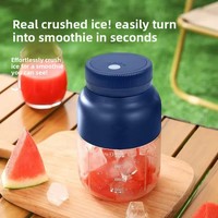 Cross-border grote capaciteit 0.6L oplaadbare 80W draagbare sapcentrifuge voedselveilige PC-container versgeperste sapmaker Stir 5