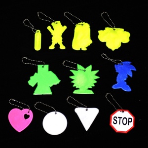 Friendly Kids Gifts Photoluminescent <b>Glow</b> <b>in</b> <b>the</b> <b>Dark</b> Keychain Reflective Material Ring Hanger Pendant for Hand Bag Decoration - Product Image 2