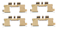 Kit de matériel de haute qualité pour système de freinage automobile, plaquettes d'étrier, disque d'assemblage, kits de réparation, installation directe, non destructif