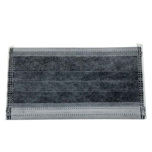 Masque facial jetable en carbone <span class=keywords><strong>anti</strong></span>-smog à 4 plis avec boucles d'oreilles, emballé individuellement en PE - Product Image 2