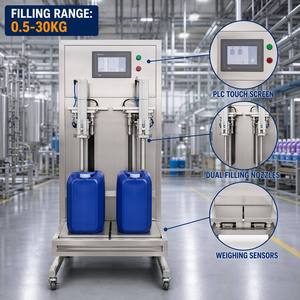 Machine <span class=keywords><strong>de</strong></span> remplissage semi-automatique <span class=keywords><strong>de</strong></span> bouteilles <span class=keywords><strong>de</strong></span> liquides chimiques pour l'acide sulfurique, les nettoyants pour toilettes et les liquides <span class=keywords><strong>de</strong></span> blanchiment - Product Image 1