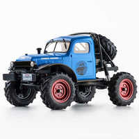 Voiture télécommandée FMS 1/24 Simulation Half Card RC Car FCX24 Power Wagon, véhicule électrique tout-terrain télécommandé, boîtier rigide, modèle 4WD