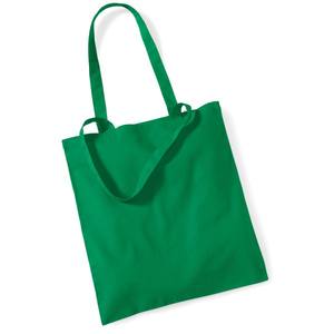 Bolsa de Compras Promocional de Algodón 100%, Color Verde Kelly, Talla Única, Uso Casual - Product Image 1