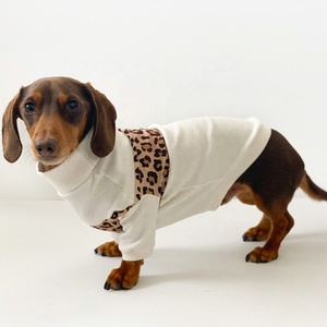 Qiqu Pet Fournisseur Personnalisé Nouveaux Designers Pet Vêtements <span class=keywords><strong>chien</strong></span> Vêtements Saucisse chiens <span class=keywords><strong>chien</strong></span> chemise léopard vêtements pour <span class=keywords><strong>Miniature</strong></span> <span class=keywords><strong>Teckel</strong></span> - Product Image 1