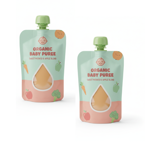 Custom Design Logo BPA free 100ml 150ml 200ml Food Grade Spout Pouch for Fruit Puree Juice Jelly Baby Food <b>Packaging</b> <b>Bag</b> - Product Image 3