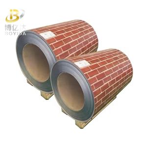 Patrón PPGI Bobina <span class=keywords><strong>de</strong></span> acero galvanizado Bobinas <span class=keywords><strong>de</strong></span> acero galvanizado con revestimiento <span class=keywords><strong>de</strong></span> color Hoja <span class=keywords><strong>de</strong></span> patrón <span class=keywords><strong>Ladrillo</strong></span> Soldadura Corte Doblado Techo - Product Image 4