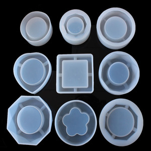 Molde de silicona con forma de superficie de diamante geométrico para plantas suculentas, maceta, Cenicero, portavelas - Product Image 1