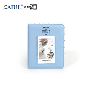 <span class=keywords><strong>Album</strong></span> photo en cuir de 3 pouces pour Fujifilm Instax Mini 13/12, cadeau commémoratif de mariage, <span class=keywords><strong>album</strong></span> de photos 64 Instax Mini - Product Image 1