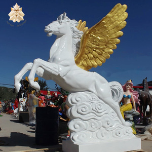 Commercio all'ingrosso della fabbrica a buon mercato a grandezza naturale bianco/nero <span class=keywords><strong>in</strong></span> fibra di vetro decorazione del <span class=keywords><strong>cavallo</strong></span> statua di arte moderna all'aperto ornamento di natale per i regali - Product Image 6