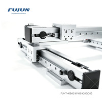 FUHT-40B42-XY-H3-X200Y200 Mesa de Deslizamiento Cruzado de Eje XY de 200mm de Carrera Efectiva, Módulo Multieje de Posicionamiento de Alta Precisión