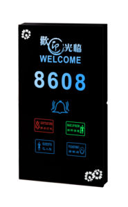 Placa de puerta electrónica con accesorio DND para Hotel con pantalla LED Digital de número de habitación y función de bloqueo de timbre para uso en la puerta - Product Image 5