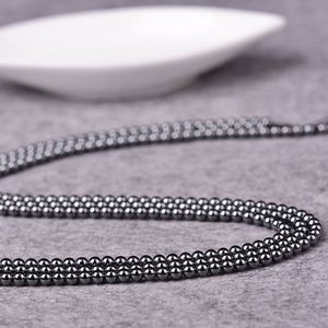 Good Quality Natural Hematite Non <strong>Magnet</strong> Smooth Round <strong>Beads</strong> - Product Image 3