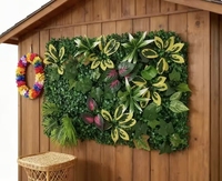 Mur végétal artificiel style tropical hawaïen / Écologique / Super durable / Aspect naturel hautement réaliste