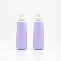 Grande bouteille de détergent à lessive blanche en HDPE de 1 L (34 oz) avec bec verseur de précision et bouchon doseur transparent anti-fuite