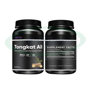 แคปซูลสารสกัดรากตองกัตอาลี แบรนด์ส่วนตัว ขายส่ง ได้รับการรับรองมาตรฐาน ISO9001/ฮาลาล/โคเชอร์ บรรจุในภาชนะพลาสติกสุญญากาศ - Product Image 2