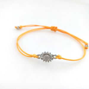 Vintage Schmuck Mode Sonnenblume Wunsch Armband gewachs ten Faden Sonnenblume Charme Surfen Armband für Frauen Männer Sommer Freundschaft - Product Image 6